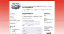 Desktop Screenshot of kmz-bb.de
