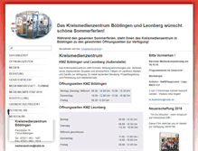 Tablet Screenshot of kmz-bb.de